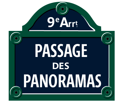 Parisian signage of Passage des Panoramas